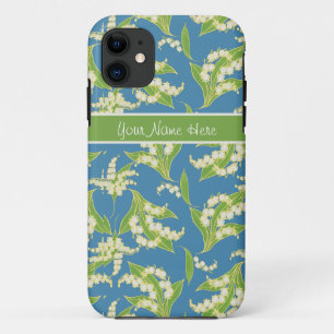 Capa Para iPhone 11 iPhone 5 Case-Mate case Lily of the Valley Blue