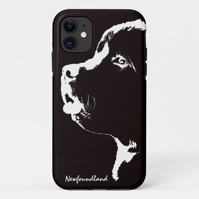 Capa Para iPhone 11 iPhone 5 Case Newfoundland Pup (Verso)