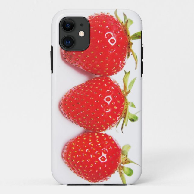 Capa Para iPhone 11 iPhone 5 Hülle drei Erdbeeren (Verso)