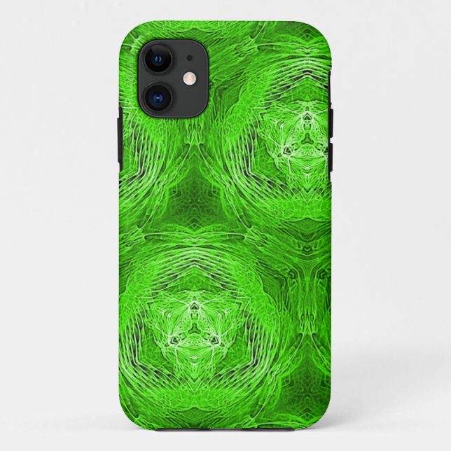 Capa Para iPhone 11 iPhone 5 Verde Elétrico Caso (Verso)