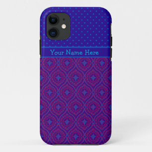 Capa Para iPhone 11 iPhone 5 Xtreme Case to Personalize, Purple, Blue