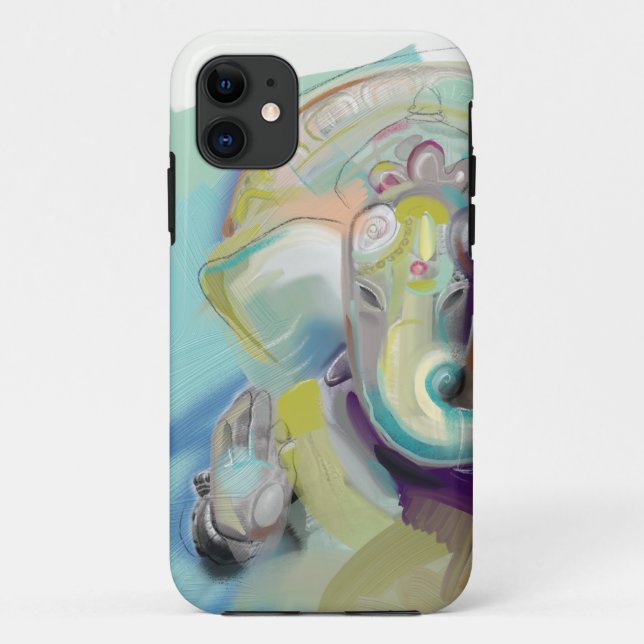 Capa Para iPhone 11 IPhone cover with Ganesh design (Verso)