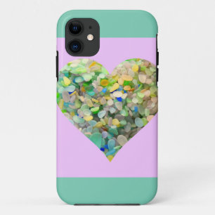 Capa Para iPhone 11 iPhone de vidro 5/5S do cobrir do telefone do mar