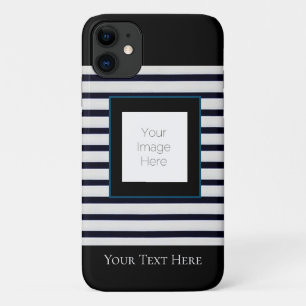 Capa Para iPhone 11 iPhone / iPad branco preto clássico