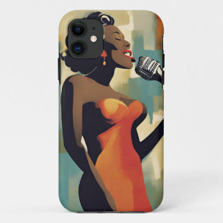 Capa Para iPhone 11 iPhone / iPad case FemaleNightclub Singer