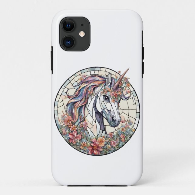 Capa Para iPhone 11 iPhone / iPad case Unicorn Mythical Horse (Verso)