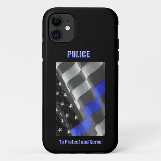 Capa Para iPhone 11 iPhone/iPad da Polícia (Verso)