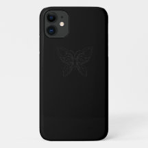 iPhone / iPad de borboleta preta