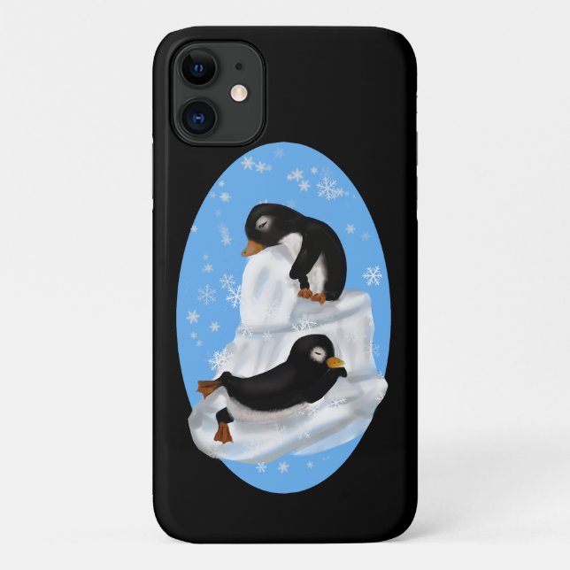 Capa Para iPhone 11 iPhone/iPad de pinguins de reserva (Verso)