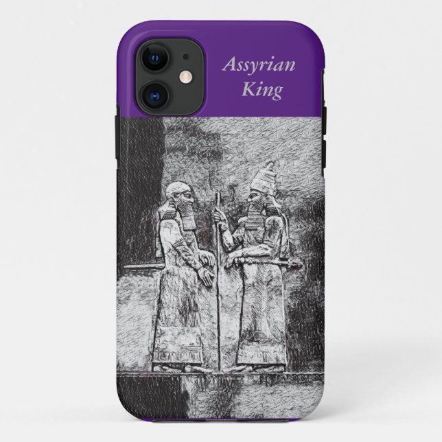 Capa Para iPhone 11 iPhone/iPad do Rei Assírio (Verso)