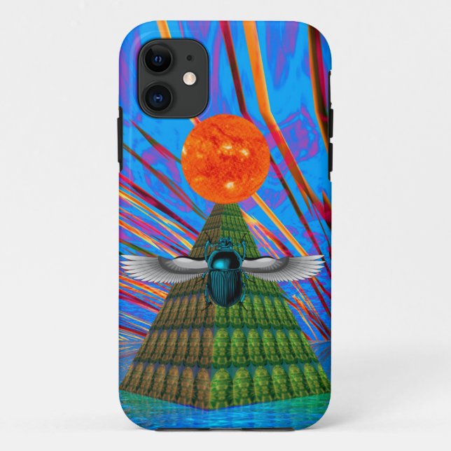 Capa Para iPhone 11 iPhone/iPad Magic Scarab (Verso)