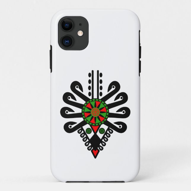 Capa Para iPhone 11 iPhone / iPad Padrão folk de planalto polonês (Verso)