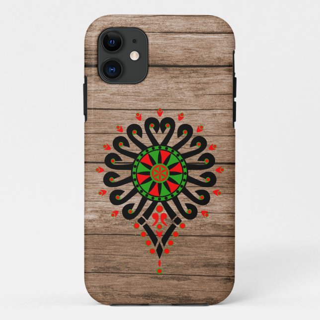 Capa Para iPhone 11 iPhone / iPad Padrão folk de planalto polonês (Verso)