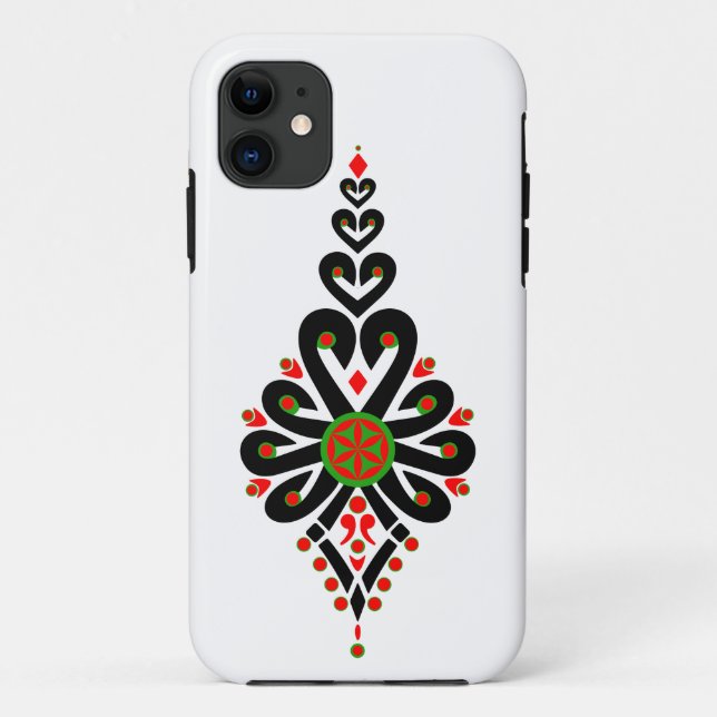 Capa Para iPhone 11 iPhone / iPad Padrão folk de planalto polonês (Verso)