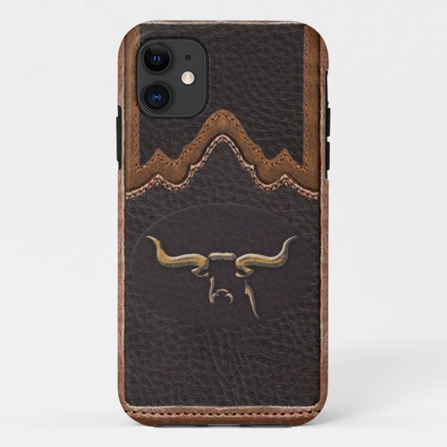 Capa Para iPhone 11 iPhone resistente 5/5S do couro do falso da foto (Verso)