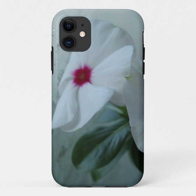 Capa Para iPhone 11 iPhone SE de flor branca + iPhone 5/5S, raramente  (Verso)