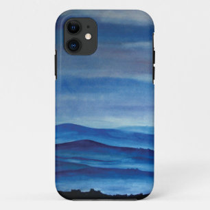Capa Para iPhone 11 iPhone SE + iPhone 5/5S de Montanhas Azul