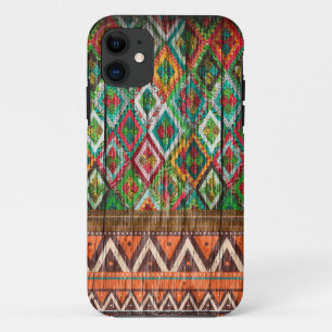 Capa Para iPhone 11 iPhone tribal de madeira asteca do caso do iPhone
