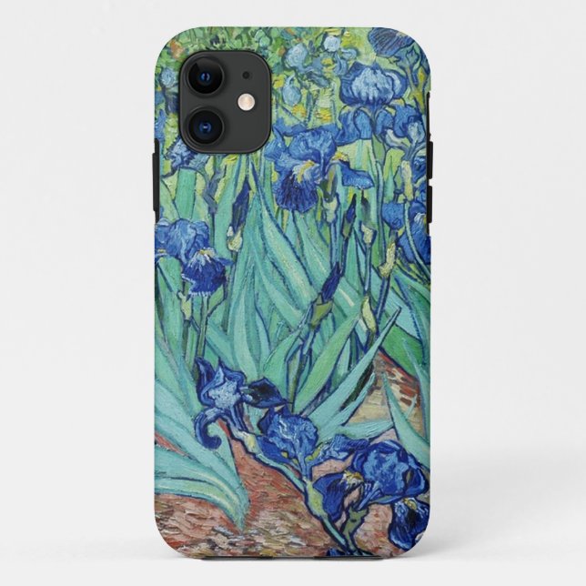 Capa Para iPhone 11 Íris de Vincent van Gogh (Verso)