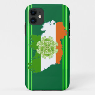 Capa Para iPhone 11 Irlanda Shamrock Spin de Kenneth Yoncich