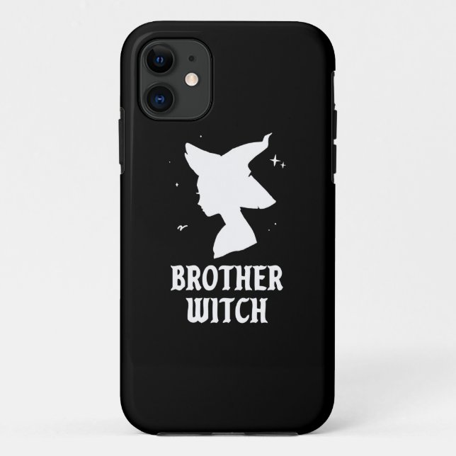 Capa Para iPhone 11 Irmão Bruxa Engraçada Brincadeira Correspondendo H (Verso)