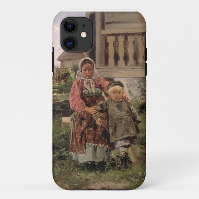 Capa Para iPhone 11 Irmão e irmã, 1880 (Verso)