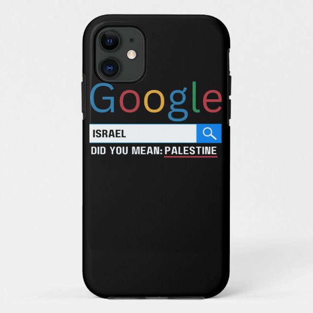 Capa Para iPhone 11 israel se referia a lágrimas de pesquisa na Palest (Verso)
