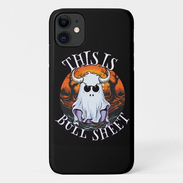 Capa Para iPhone 11 Isso é besteira - folha de boo engraçada (Verso)