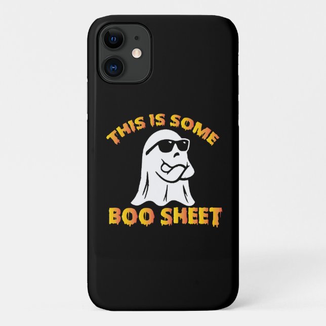 Capa Para iPhone 11 Isto é alguma folha de boo (Verso)