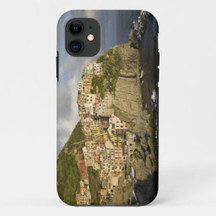 Capa Para iPhone 11 Itália, Cinque Terre, Manarola. Aldeia no penhasc