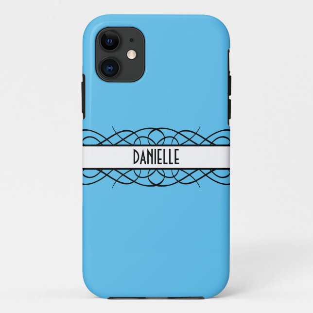 Capa Para iPhone 11 Ivory Deco Flourish iPhone 5 Tough Xtreme Case (Verso)