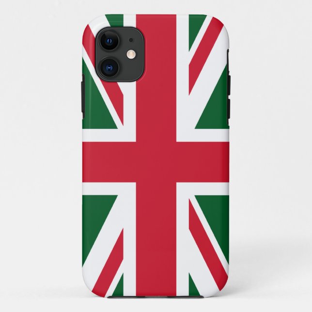 Capa Para iPhone 11 Jack da União de Natal (Verso)