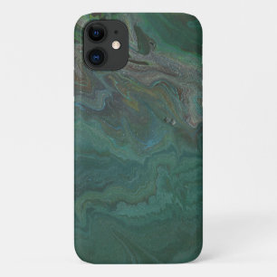 Capa Para iPhone 11 Jade 1 Estojo de Telefone em Mármore Verde Abstrat