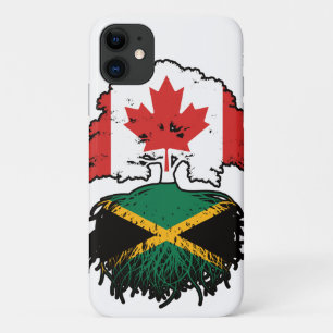 Capa Para iPhone 11 Jamaica Jamaican Canada Tree Roots Flag