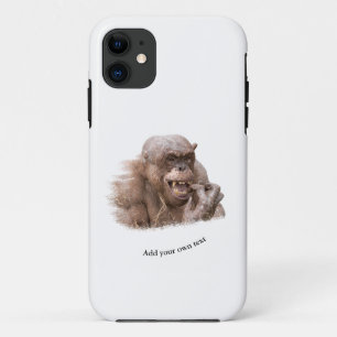 Capa Para iPhone 11 Jambo The Hairless Chimp (mude para seu próprio te