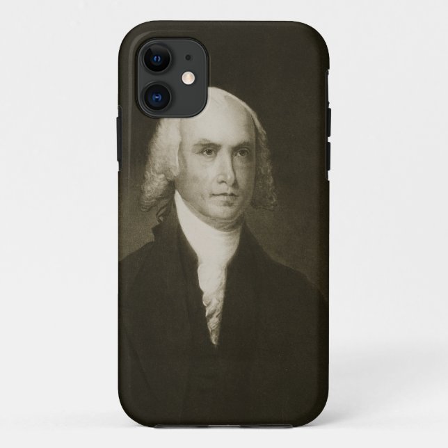Capa Para iPhone 11 James Madison, 4o Presidente dos Estados Unidos (Verso)