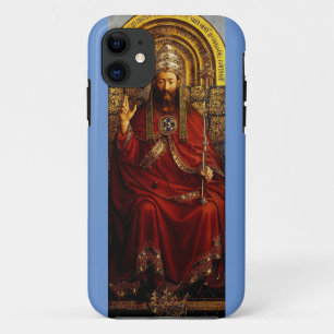 Capa Para iPhone 11 Jan van Eyck Deus Pai no Trono Arte Fina