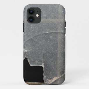 Capa Para iPhone 11 Janela de vidro quebrada com iPhon de gabinete de 