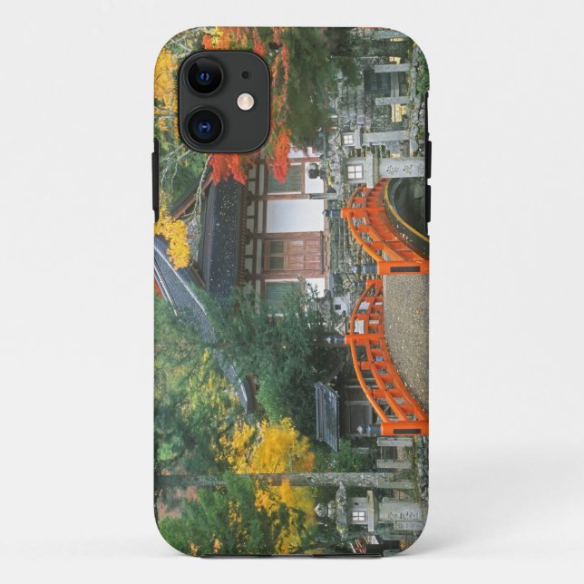 Capa Para iPhone 11 Japão, Nara, Templo Ryuzenji (Verso)