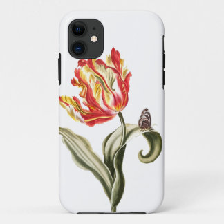 Capa Para iPhone 11 Jardim da borboleta | da tulipa da aguarela do
