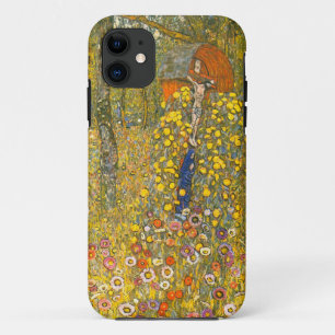 Capa Para iPhone 11 Jardim de Fazenda Gustav Klimt com Crucifix