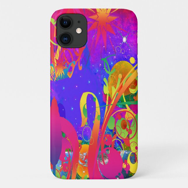 Capa Para iPhone 11 Jardim de Verão Mágico (Verso)