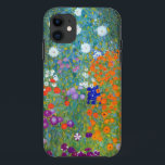 Capa Para iPhone 11 Jardim Flor Gustav Klimt<br><div class="desc">Uma casa de campo ou um jardim de flores,  como pintado por Gustav Klimt.</div>