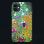 Capa Para iPhone 11 Jardim Flor Gustav Klimt<br><div class="desc">capas de iphone com a pintura a óleo do Jardim Flor de Gustav Klimt (1906). Um belo jardim de flores roxas,  vermelhas,  brancas,  azuis e laranja. Um presente de excelente para fãs de Arte Nouveau e de Arte Austríaca.</div>