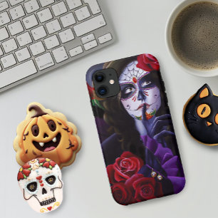 Capa Para iPhone 11 Jardim Secreto do Crânio de Açúcar