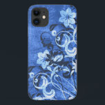 Capa Para iPhone 11 Jardim Urbano (Azul)<br><div class="desc">Esta capa de telefone Case-Mate para Samsung Galaxy S (T-Mobile Vibrant) Barely There™ apresenta um design floral com um toque urbano em tons azuis.</div>