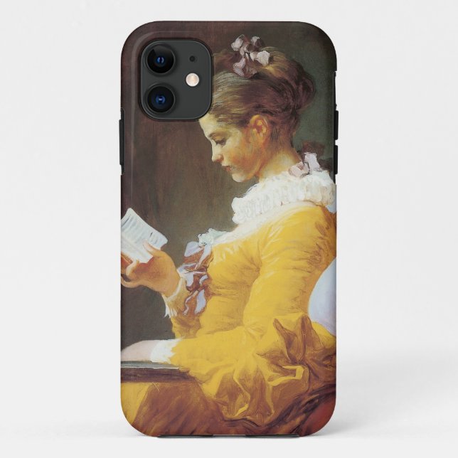 Capa Para iPhone 11 Jean-Honore Fragonard o leitor (Verso)