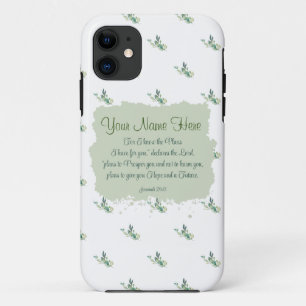 Capa Para iPhone 11 Jeremiah 29:11 Bíblia Verse Personalize