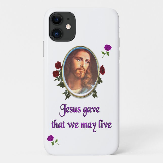 Capa Para iPhone 11 Jesus (Verso)