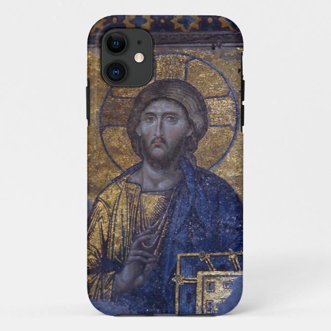 Capa Para iPhone 11 Jesus Cristo Pantokrator (Verso)